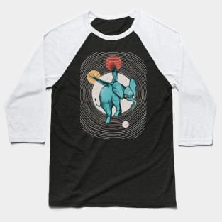 Flying elephant. Baseball T-Shirt